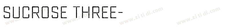 sucrose three字体转换